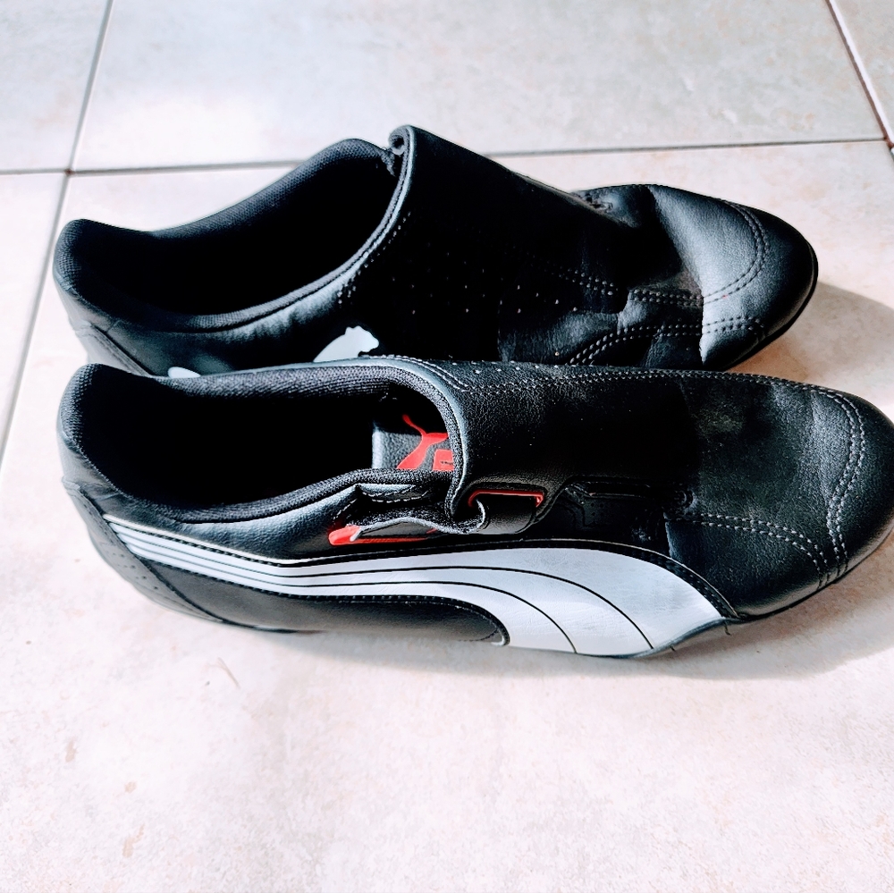 Men's Puma-Sneakers-Black/White